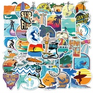 SURFING MIX VODEODOLNÉ NÁLEPKY SADA 50 ks SURFING MIX VODEODOLNÉ NÁLEPKY SADA 50 ks