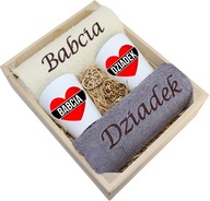 SADA UTERÁKOV, HRNÍČKY LATTE, BABKA, DEDKO, DARČEK SADA UTERÁKOV, HRNÍČKY LATTE, BABKA, DEDKO, DARČEK