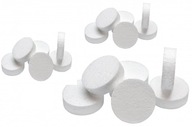 Biele polystyrénové zátky, 1000ks 67mm