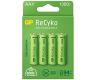 GP Recyko+ New R6/AA 1300mAh séria B4 1,2V Ni-MH GP Recyko+ New R6/AA 1300mAh séria B4 1,2V Ni-MH