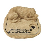 3D Vodotesný pamätný kameň zo živice pre psov