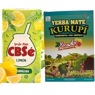 Yerba Mate Kurupi Yorador + Cbse Limon 2x 500g