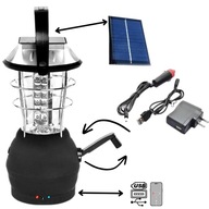 Turistická lampa so solárnym a dynamo 36 LED diódami Turistická lampa so solárnym a dynamo 36 LED diódami