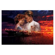 Plagáty 93x62 Titanic Sunset