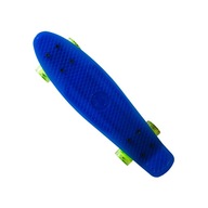 MASTER skateboard 22 svietiacich koliesok Modrá