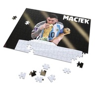 Puzzle + MESSI futbalový športový darček A4 110 ks Puzzle + MESSI futbalový športový darček A4 110 ks