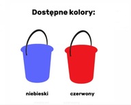 Stavebné vedro 5l / červená, modrá Stavebné vedro 5l / červená, modrá