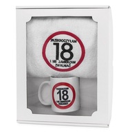 Súprava UTERÁK A HRNČEK, darček k jej 18. NARODENINÁM Súprava UTERÁK A HRNČEK, darček k jej 18. NARODENINÁM