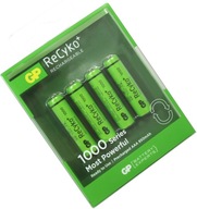 GP RECYKO+ R03 AAA BATÉRIE 1000 SÉRIA 950mAh GP RECYKO+ R03 AAA BATÉRIE 1000 SÉRIA 950mAh