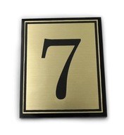 čísla ČÍSLO DVERÍ hotel 5x4 + PLEX 10 ks čísla ČÍSLO DVERÍ hotel 5x4 + PLEX 10 ks
