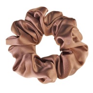 ALMANIA hodvábna gumička do vlasov, hodvábna scrunchie 100% hodvábna káva ALMANIA hodvábna gumička do vlasov, hodvábna scrunchie 100% hodvábna káva