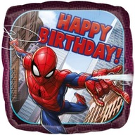 Narodeninový fóliový balónik SPIDERMAN všetko najlepšie k narodeninám Narodeninový fóliový balónik SPIDERMAN všetko najlepšie k narodeninám