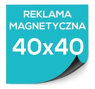 Reklamná magnetická nálepka na auto 40x40 cm Reklamná magnetická nálepka na auto 40x40 cm