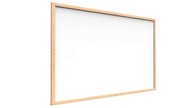 Magnetická tabuľa biela, 200x100 cm, drevený rám