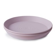 Taniere Mushie Round Soft Lilac 2 ks tanier