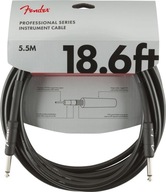 Fender Professional 18,6 BLK prístrojový kábel 5,5m Fender Professional 18,6 BLK prístrojový kábel 5,5m