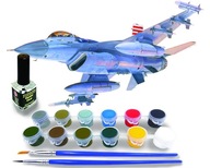 F-16 Block 25 'VIPER' Model kit + FARBY, LEPIDLO F-16 Block 25 'VIPER' Model kit + FARBY, LEPIDLO