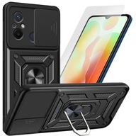 Armored Camera Slide Case pre Redmi 12C + GLASS