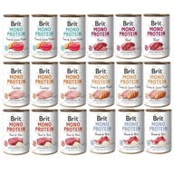 BRIT MONO proteínový MIX príchutí 18x400 g BRIT MONO proteínový MIX príchutí 18x400 g