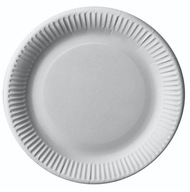 BIELE jednorázové papierové taniere 23 cm 100 ks BIELE jednorázové papierové taniere 23 cm 100 ks