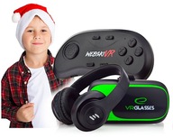 VIANOČNÝ DARČEK: VR OKULIARE + SLÚCHADLÁ + OVLÁDAČ VIANOČNÝ DARČEK: VR OKULIARE + SLÚCHADLÁ + OVLÁDAČ