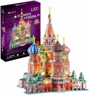 KUBICKÝ ZÁBAVNÝ PUZZLE 3D LED KATEDRA SV BAZYLA- L519H 128 PRVKOV KUBICKÝ ZÁBAVNÝ PUZZLE 3D LED KATEDRA SV BAZYLA- L519H 128 PRVKOV