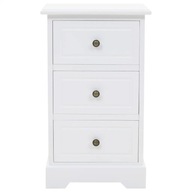 vidaXL Nočný stolík MDF a borovicové drevo 35 x 32 x 59 cm vidaXL Nočný stolík MDF a borovicové drevo 35 x 32 x 59 cm