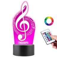 Stolná lampa Led Socha Note Note Music Stolná lampa Led Socha Note Note Music