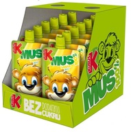 KUBUŚ MUS 100% BANÁN, JABLKO 12 x 100g KUBUŚ MUS 100% BANÁN, JABLKO 12 x 100g