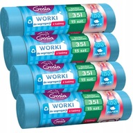 Vrecia na triedenie odpadu MODRÝ PAPIER, 35L Vrecia na triedenie odpadu MODRÝ PAPIER, 35L