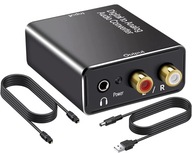 Optický prevodník TOSLINK COAXIAL / 2x CINCH RCA Streaming PCM Optický prevodník TOSLINK COAXIAL / 2x CINCH RCA Streaming PCM