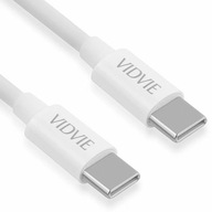 KÁBEL TYPU C / TYPU C PRE RÝCHLE NABÍJANIE VIDVIE PD 60W 3A 1 METER KÁBEL TYPU C / TYPU C PRE RÝCHLE NABÍJANIE VIDVIE PD 60W 3A 1 METER