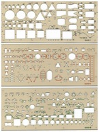KOH-I-NOOR Šablóna elektrického a technického výkresu