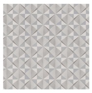 Tapeta na stenu s geometrickým vzorom, sivé 3D trblietky Tapeta na stenu s geometrickým vzorom, sivé 3D trblietky