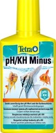 TETRA pH/KH mínus 250 ml Znižuje pH KH vody