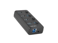 Hub NATEC Mantis 2 NHU-1557 (4x USB 3.0; čierny Hub NATEC Mantis 2 NHU-1557 (4x USB 3.0; čierny