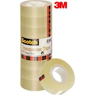 Priehľadná kancelárska páska Scotch 550 19 mm/33 m (8)