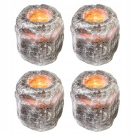 4x STOJAN NA SVIEČKU SOĽNÝ 1-2 kg ČAJOVÁ SVIETKA IONIZÁTOR SOĽ 4x STOJAN NA SVIEČKU SOĽNÝ 1-2 kg ČAJOVÁ SVIETKA IONIZÁTOR SOĽ