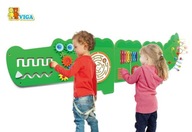 LARGE Wall Logic Manipulative Board XL CROCODILE Music Interlace LARGE Wall Logic Manipulative Board XL CROCODILE Music Interlace