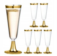 PLASTOVÉ POHÁRE 150ml na šampanské 12 ks.