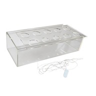 Akrylová váza transparentná 25cmx10cmx6,5cm Akrylová váza transparentná 25cmx10cmx6,5cm