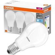 3x E27 A60 LED žiarovka 8,5W 60W 806lm 4000K OSRAM 3x E27 A60 LED žiarovka 8,5W 60W 806lm 4000K OSRAM