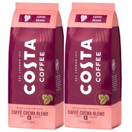 Costa Coffee Caffe Crema Blend tmavá zrna 2x500g Costa Coffee Caffe Crema Blend tmavá zrna 2x500g