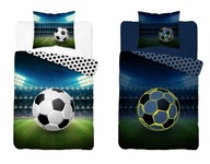 Svietiace obliečky v tme 140x200 Futbal modrá zelená Fluo Svietiace obliečky v tme 140x200 Futbal modrá zelená Fluo