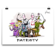 PLAGÁT POĽSKÁ POLITIKA PATRIOTI B2 ANDRZEJ MLECZKO PLAGÁT POĽSKÁ POLITIKA PATRIOTI B2 ANDRZEJ MLECZKO