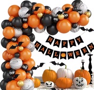 Balóniky Garland Halloween Banner Dekorácie Ornamenty Balóniky Garland Halloween Banner Dekorácie Ornamenty