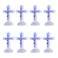 Figúrka NICZE, LED CROSS vložka, modrá, 13 cm, 8 ks Figúrka NICZE, LED CROSS vložka, modrá, 13 cm, 8 ks