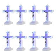 Figúrka NICZE, LED CROSS vložka, modrá, 13 cm, 8 ks