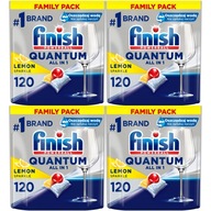 FINISH Quantum All In 1 Lemon Kapsule do umývačky riadu Citrónové tablety 480