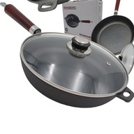 Panvica 30 cm, LIATINA, hlboká, s POKROKOM, ťažká Panvica 30 cm, LIATINA, hlboká, s POKROKOM, ťažká